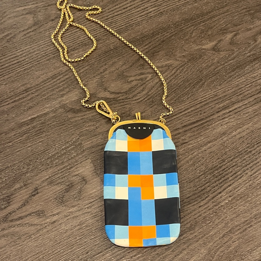 Marni Multicolor Checkered Mini Bag